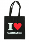 Preview: Baumwolltasche "I Love Gardasee"